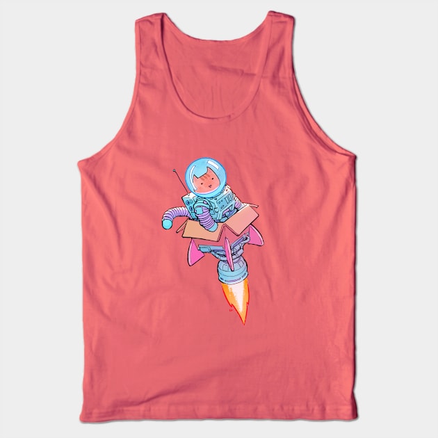 SPACE BOX Tank Top by spacegoose